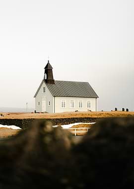 Strandarkirkja church on a hill