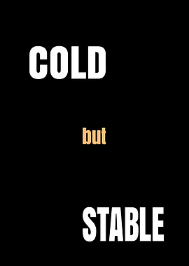 Cold but Stable Text Art