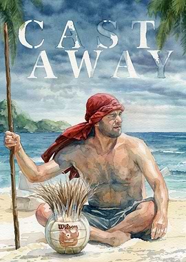 Cast Away Movie Poster