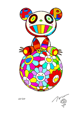 Takashi Murakami Panda and Flower Ball