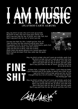 Playboi Carti I Am Music Album Art