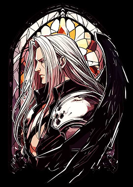 Sephiroth Stained Glass Art