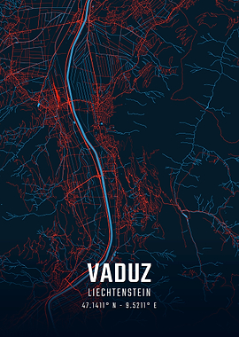 Vaduz City Map