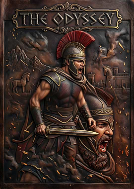 The Odyssey Embossed Movie Art
