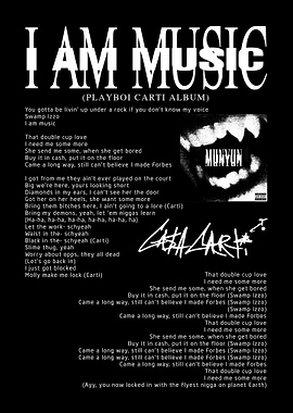 Playboi Carti I Am Music Album Art