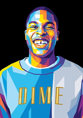 Daniel Caesar Pop Art Potrait