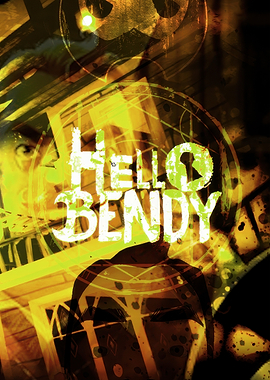 Hello Bendy Text Art