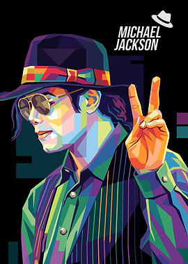 Michael Jackson Pop Art Portrait