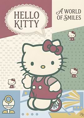 Hello Kitty World of Smiles Poster