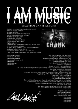 Playboi Carti I Am Music Album Art