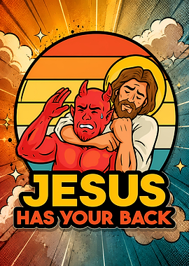 Jesus Chokes the Devil