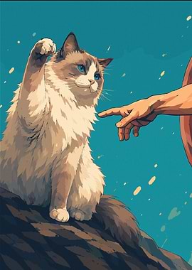 The Creation of Catkind | Ragdoll Anime Art