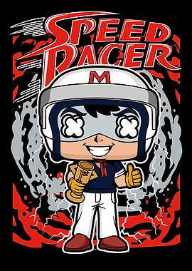 Speed Racer with Trophy
