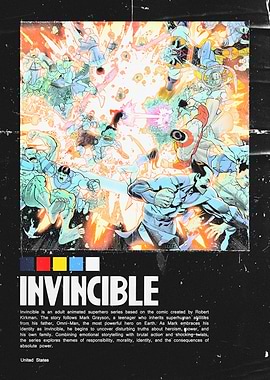 Invincible Comic Book Poster