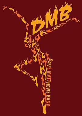 Dave Matthews Band Fire Silhouette
