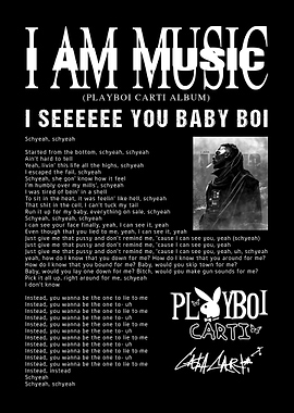 Playboi Carti I AM MUSIC Album Art