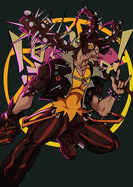 Deadlock Punk character with spiked weapon