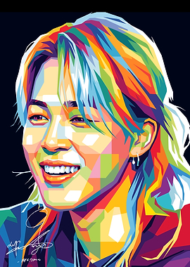 Jimin Pop Art Portrait