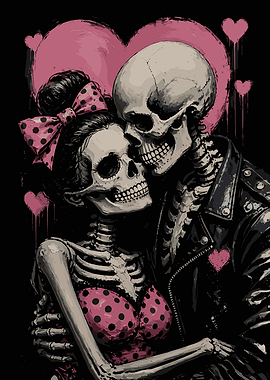 Skeleton Couple
