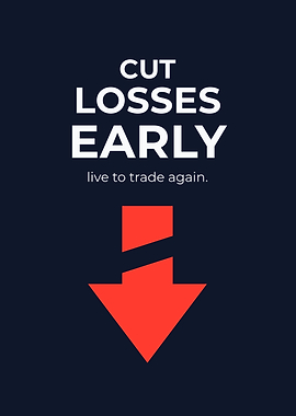 Cut Losses Early – Blue Edition – Minimalist Trading Psychology
