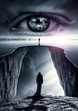 Mysterious Figures at the Edge of the World