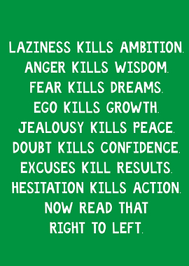 Inspirational Text Art