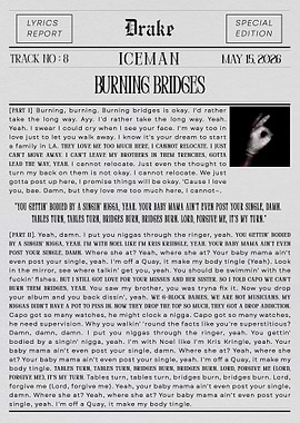 Drake 'Burning Bridges'