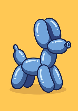 Blue Balloon Dog