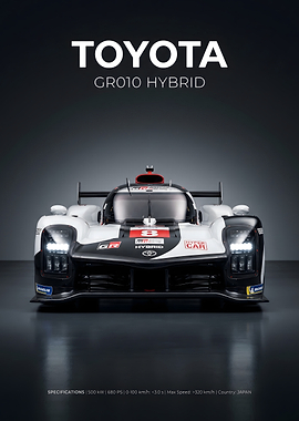 Toyota GR010 Hybrid Race Car