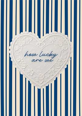 Heart Lace with Text