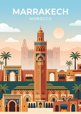 Marrakech Morocco Cityscape
