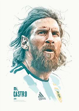 Lionel Messi Portrait