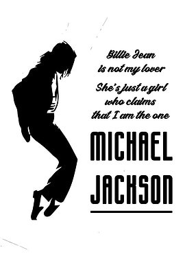 Michael Jackson Billie Jean Poster