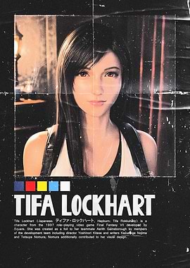Tifa Lockhart Final Fantasy VII Poster
