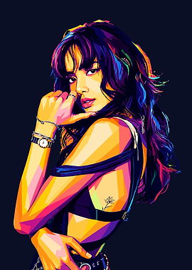 Lisa Pop Art Portrait