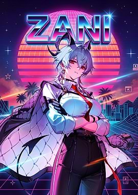 Wuthering Waves Zani Retro Anime Character