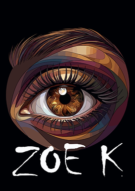 Stylized Eye with Text