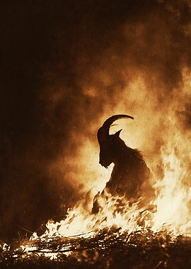 Goat in Flames