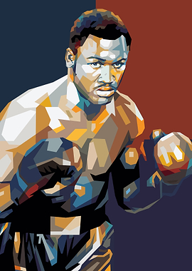 Joe Frazier Boxing Pop Art