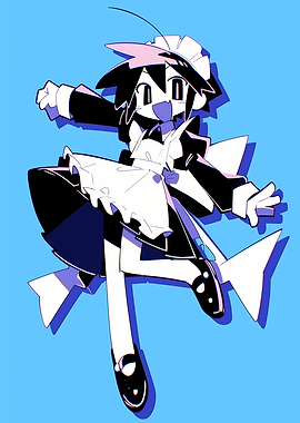 Anime Maid Character Dancing