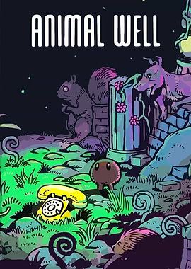 Animal Well Game Art