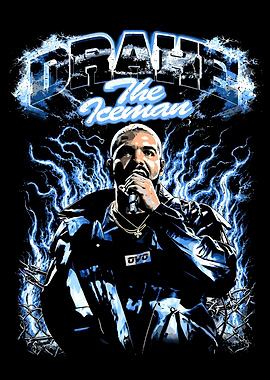Drake The Iceman Lightning Art
