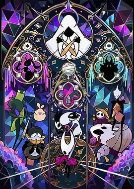 Hollow Knight Stained Glass Art