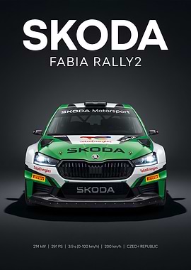 Škoda Fabia Rally2 Car