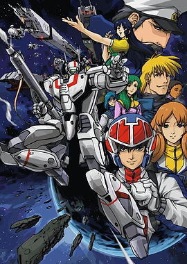 Robotech Macross Frontier Anime Poster