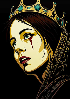 Queen with Bloody Tears