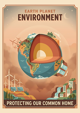 Earth Planet Environment Poster