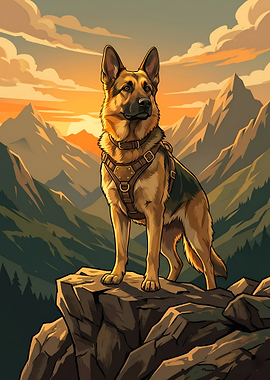 The Mountain Sentinel German Shepherd