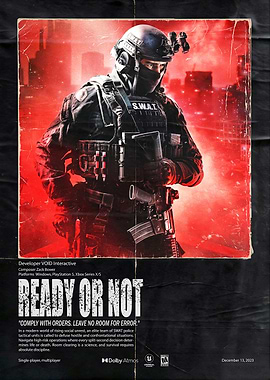 Ready or Not SWAT Game Poster