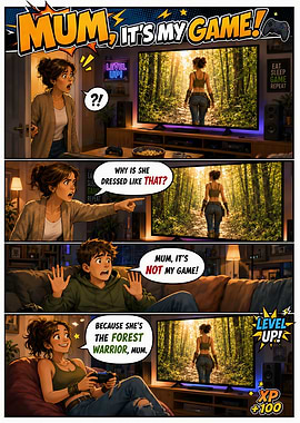 Mom Reacts to Video Game Outfit